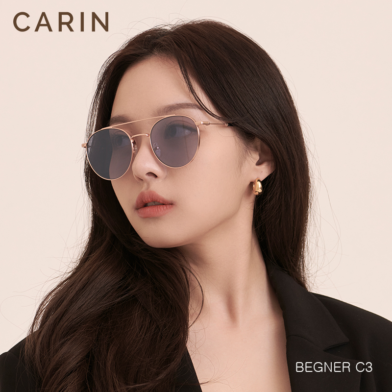 【秀智同款】CARIN墨镜女款BEGNER韩版网红女防紫外线太阳镜