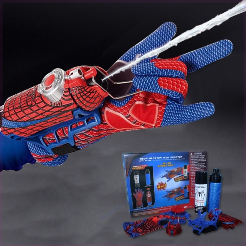 蜘蛛侠的蜘蛛网 发射器 玩具黑科技男孩吐丝手表绳子同款护腕新品
