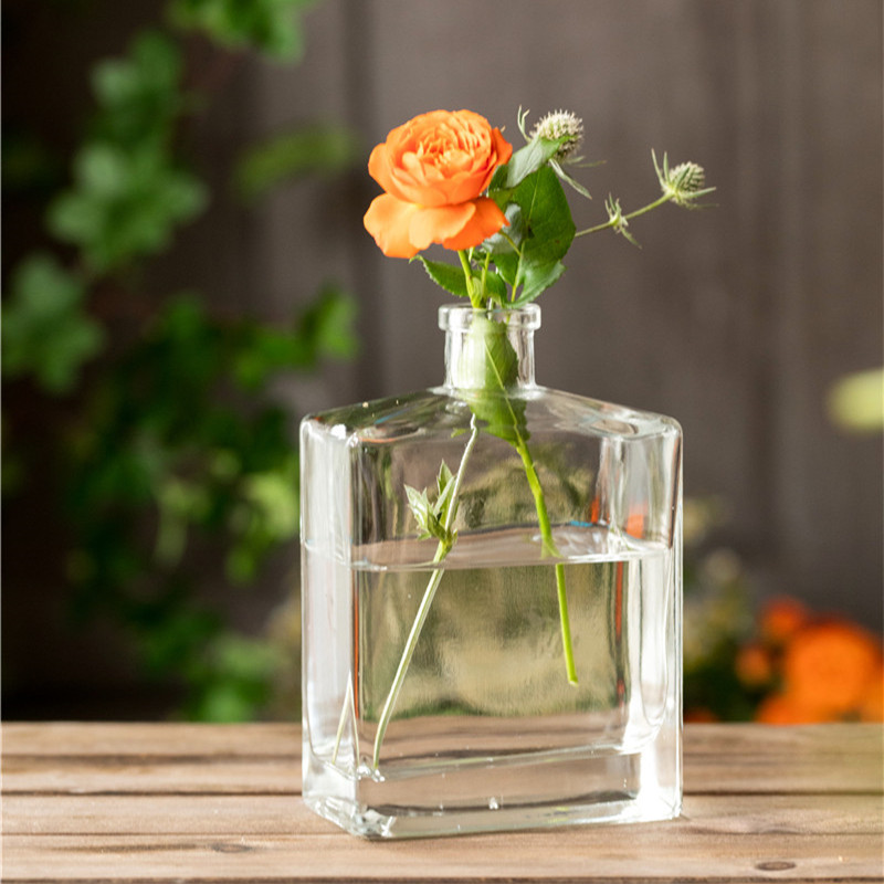 花时间《桔梗》日系小清晰桌面鲜花插花摆件玻璃花瓶绿植水培摆件