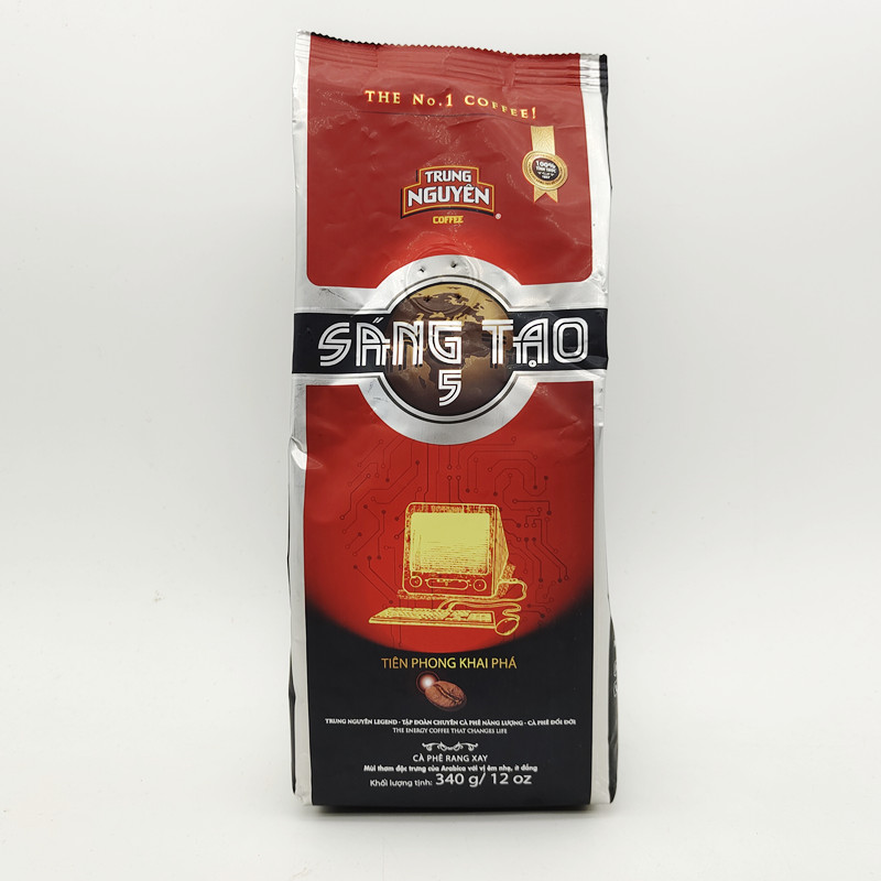 越南原装中原G7创意SANG TAO12345号咖啡粉340克法式研磨滴漏咖啡