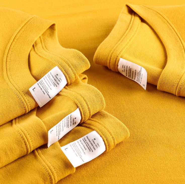 重磅270克纯棉定制t恤宽松圆领男女空白衫来图印字工作衣服DIY