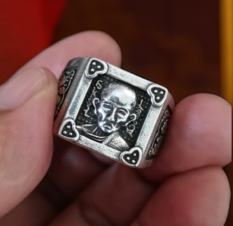 泰国手工艺牌百家乐泰阁瑞2539自身泰银戒指开口藏银指环情侣礼物