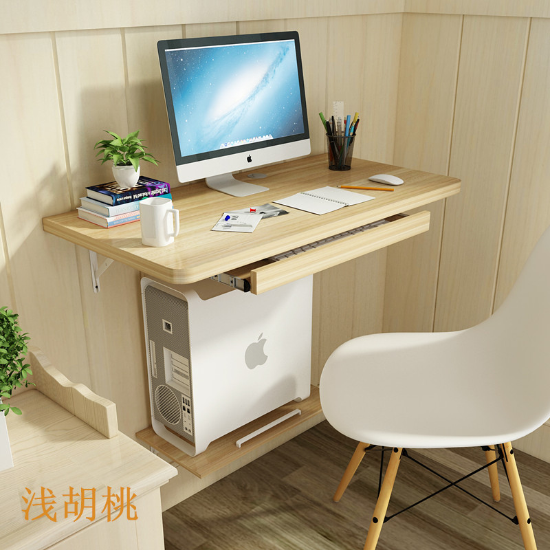新款壁挂电脑桌 台式家用写字台书桌简约省空间小户型 简易电脑桌