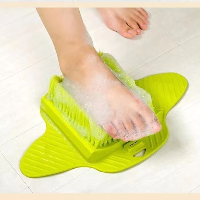 脚趾缝刷懒人洗脚刷搓脚板去死皮去角质带吸盘软毛足脚部清洁刷按