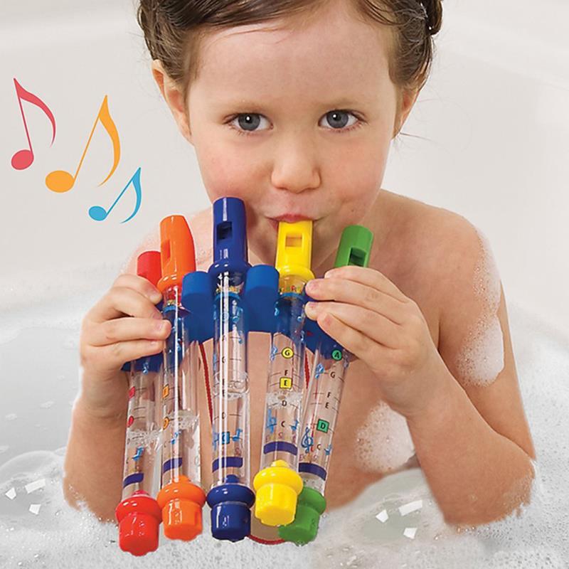洗澡竖笛玩具真好玩 加水可变声水笛子2-4-8岁儿童启蒙乐器附乐谱