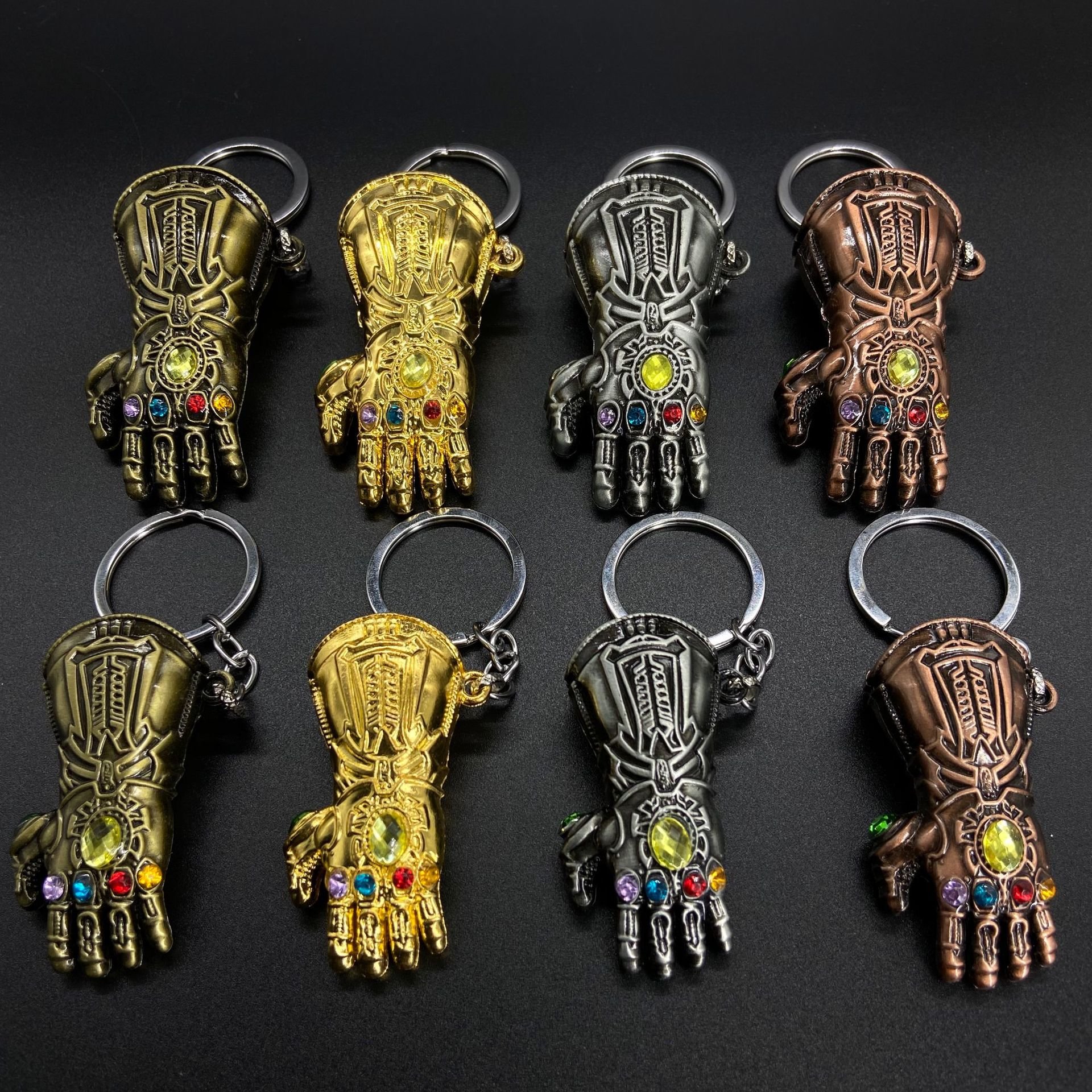 复仇者联盟系列无限战争灭霸手套钥匙扣汽车小挂件工艺品礼品