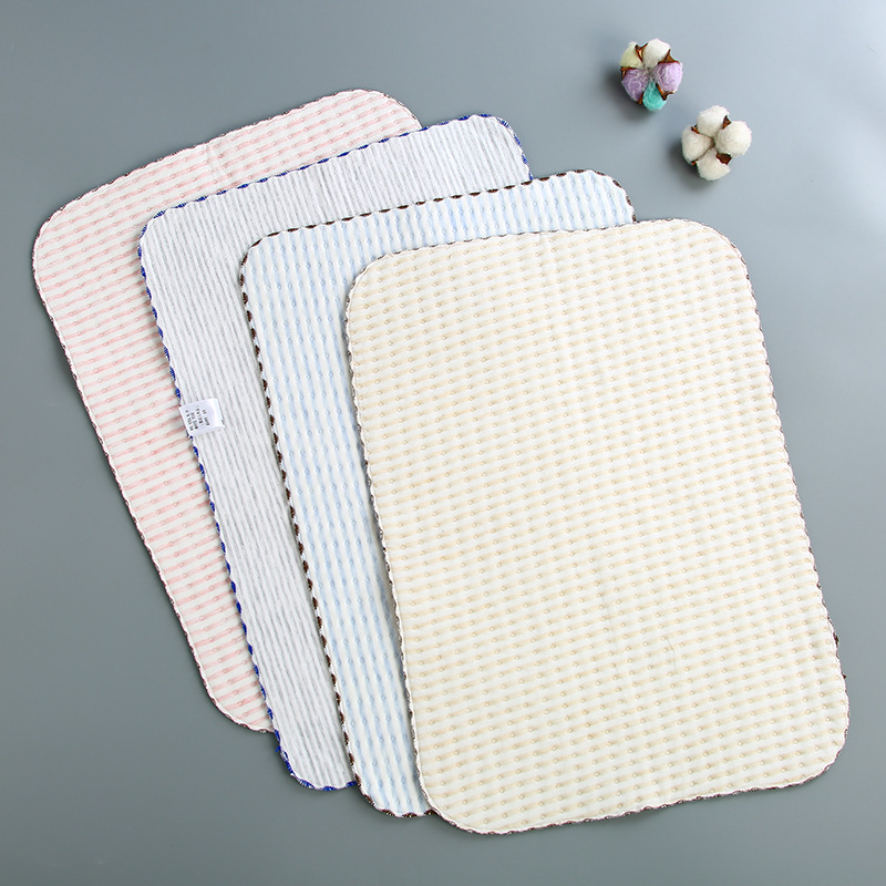 新生儿彩棉隔尿垫婴儿用品纯棉防水透气可洗两面可用防漏尿床垫的