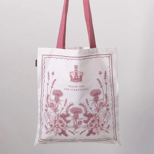 英国代购正品11.16 Canvas Bag 伊丽莎白二世女王 纪念款 帆布包