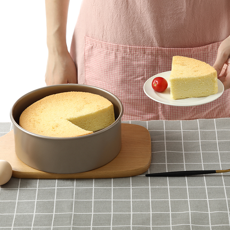FaSoLa 家用不粘纸杯马芬烤箱用6寸/8寸圆形焙烘活底固底蛋糕模具