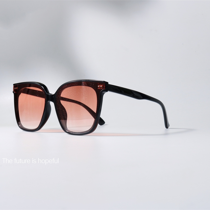 韩版方形大框西瓜红gm墨镜UV400克莱因蓝情侣素颜潮款太阳眼镜