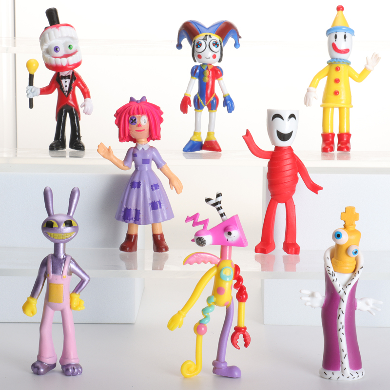 神奇数字马戏团手办的玩具贾克斯 jax帕姆尼小丑周边摆件公仔玩偶