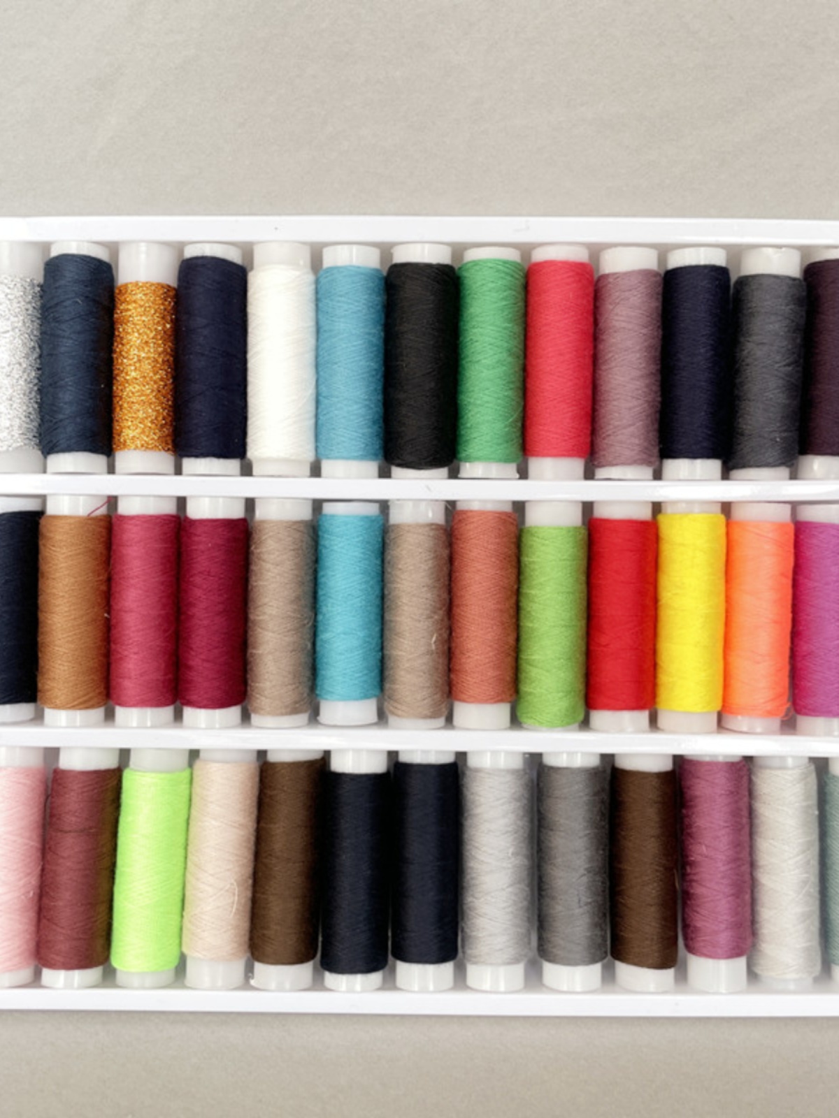 包邮39个颜色一盒针线手工粗线配件衣服棉线缝纫线手缝颜色齐全