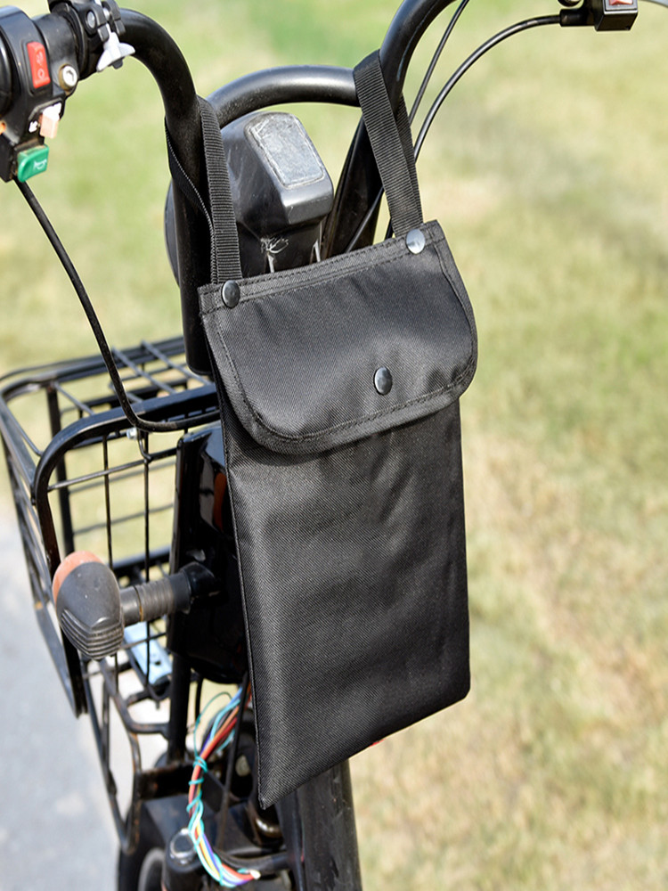 电动车头装手机的小袋子收纳小包挂袋前置摩托自行车把挂物包防水