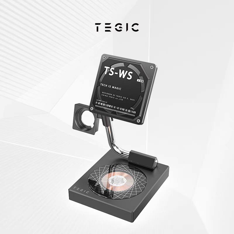 Tegic特极客三合一支架MagSafe磁吸无线充电器适用iPhone15手表