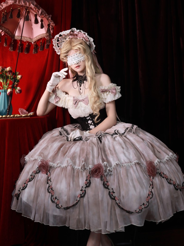 【现货掉落】戴安娜寄语原创Lolita三段式op短袖连衣裙