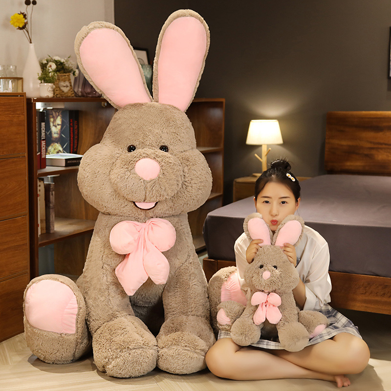 美国兔子毛绒玩具布娃娃邦尼兔公仔可爱女孩玩偶睡觉抱枕520礼物