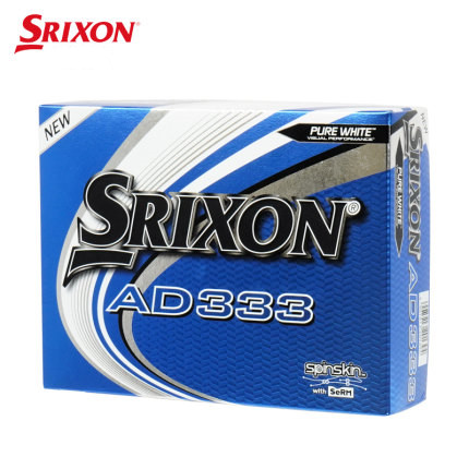 正品Srixon高尔夫球三层球 双层球AD333史力胜二层初学练习球新款