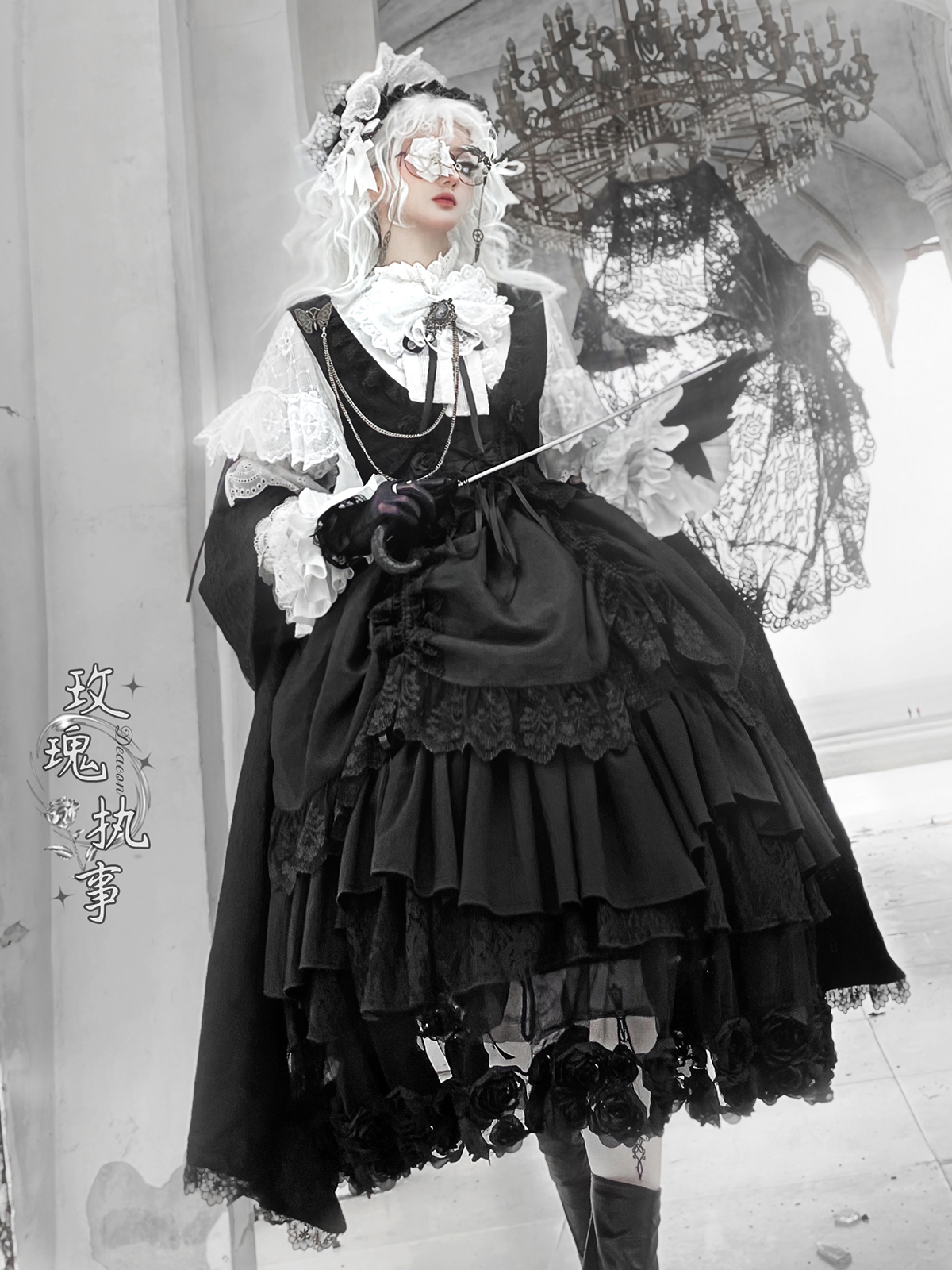 Br荆棘玫瑰原创设计 玫瑰执事 尾款页面 洛丽塔洋装 Lolita裙