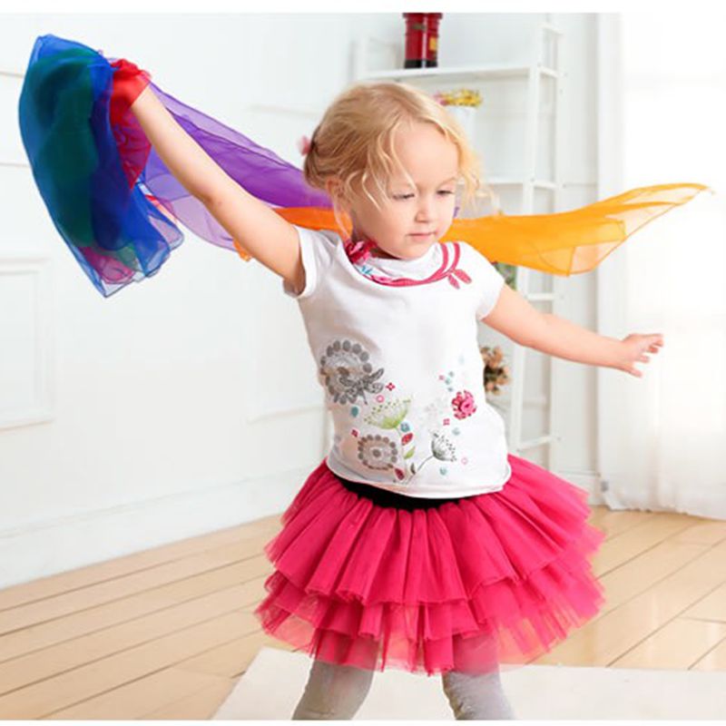 婴幼儿早教丝巾男孩女孩幼儿园玩具户外游戏道具幼教肢体锻炼