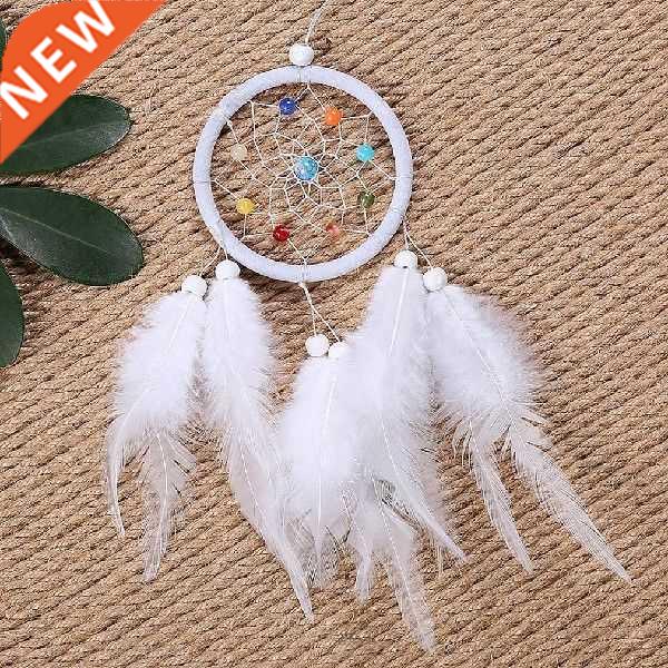 Girl Heart Dream Catcher National Feather Decoration