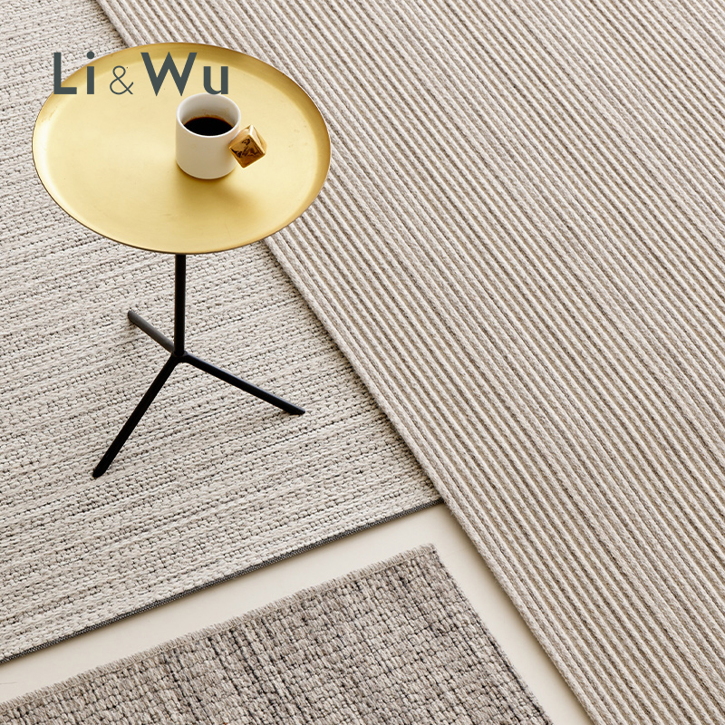 Li and Wu比利时进口Ragolle羊毛北欧日式侘寂风客厅高级轻奢地毯