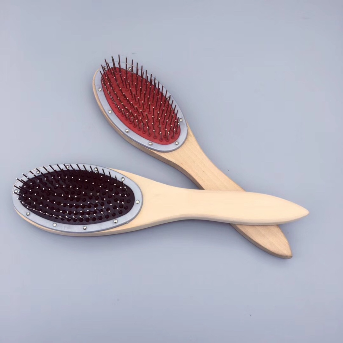 假发钢梳 梳理假发片梳子专用木质防静电假毛打理工具防毛躁打结