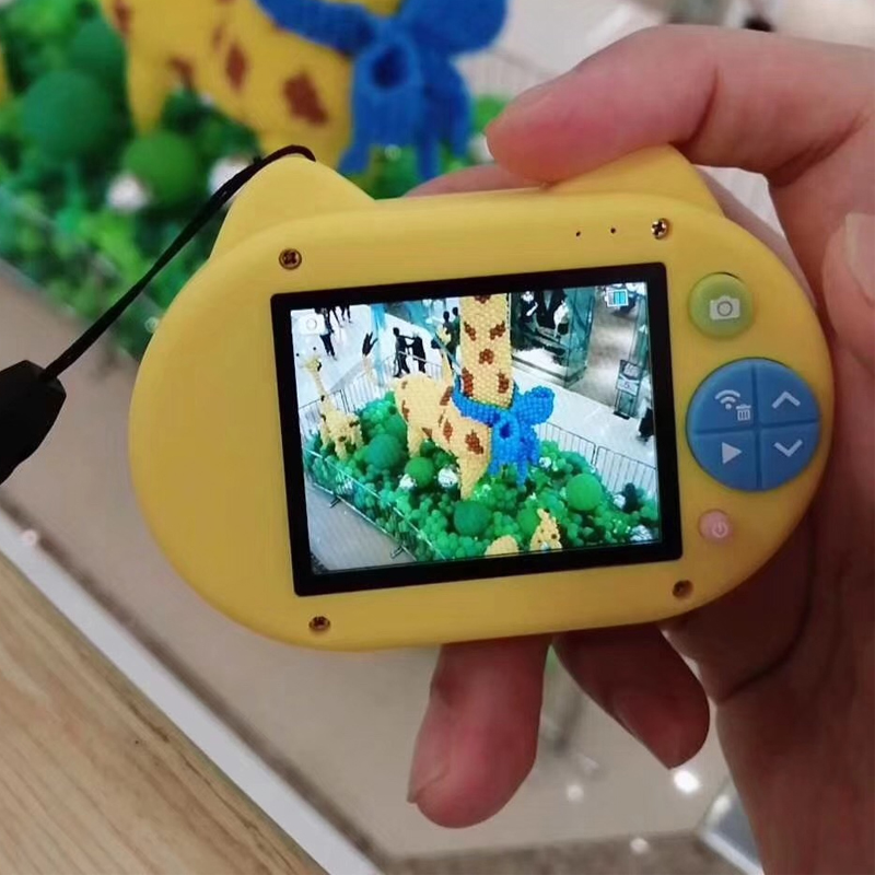 智能wifi数码小单反猫头鹰照相机仿真玩具礼物宝宝拍儿童mini相机