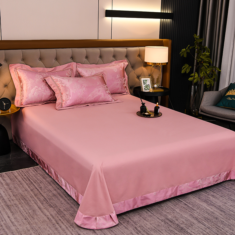 床单单件纯棉冬季全棉双人床单三件套纯色被单单件大炕单定做1.8m
