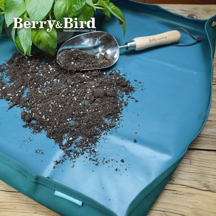 英国BerryBird园艺地垫换土垫子换盆防水加厚家庭种花垫布工具