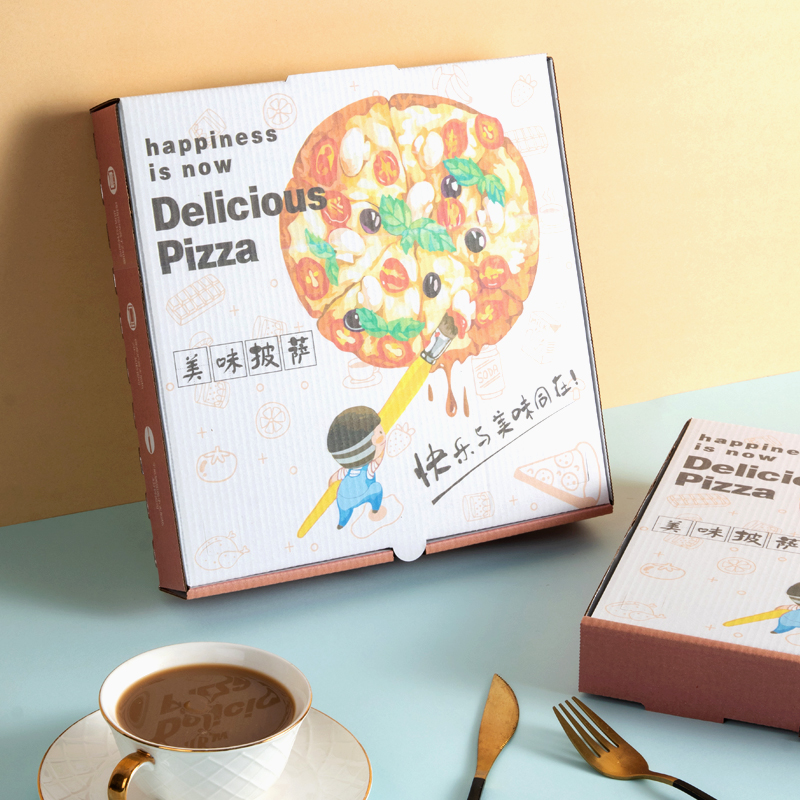 镀铝膜披萨打包盒一次性7 8 9 10 12寸英寸外卖PIZZA商用保温包装