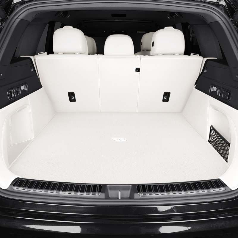 适用于奔驰EQE SUV后备箱垫23款eqe350越野500内饰改装真皮尾箱垫