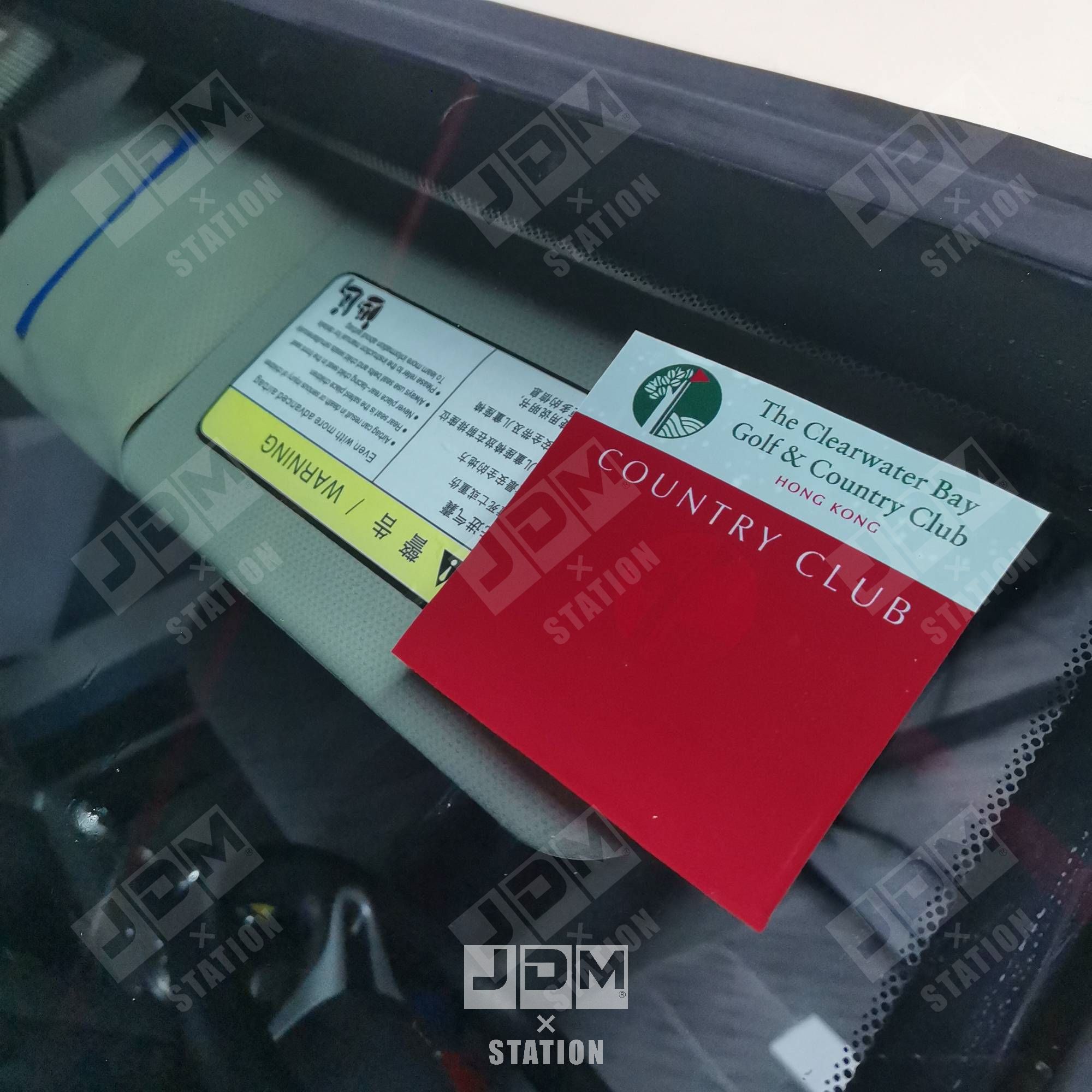 JDM车贴适用于香港清水灣哥爾夫球鄉村俱樂部贴纸挡风玻璃车内贴