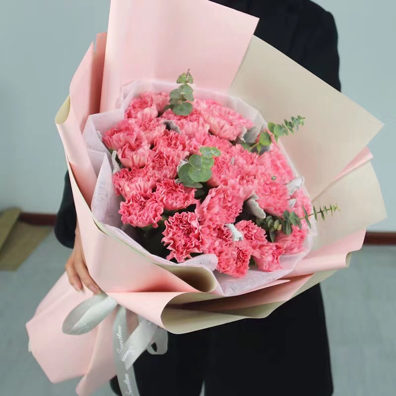 惠州鲜花店同城速递母亲节康乃馨礼盒生日红玫瑰花束专人送花上门