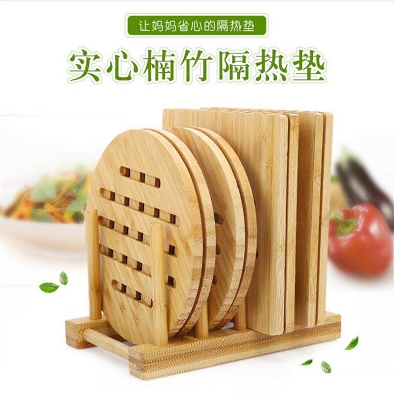 楠竹隔热垫餐桌垫碗垫盘垫子防烫垫子大号砂锅垫木质