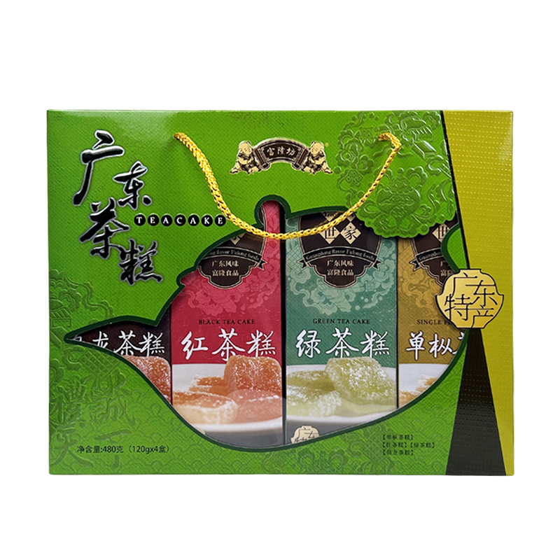 富隆坊广东茶糕480g传统糕点潮汕风味手信伴手礼盒组合装广东特产