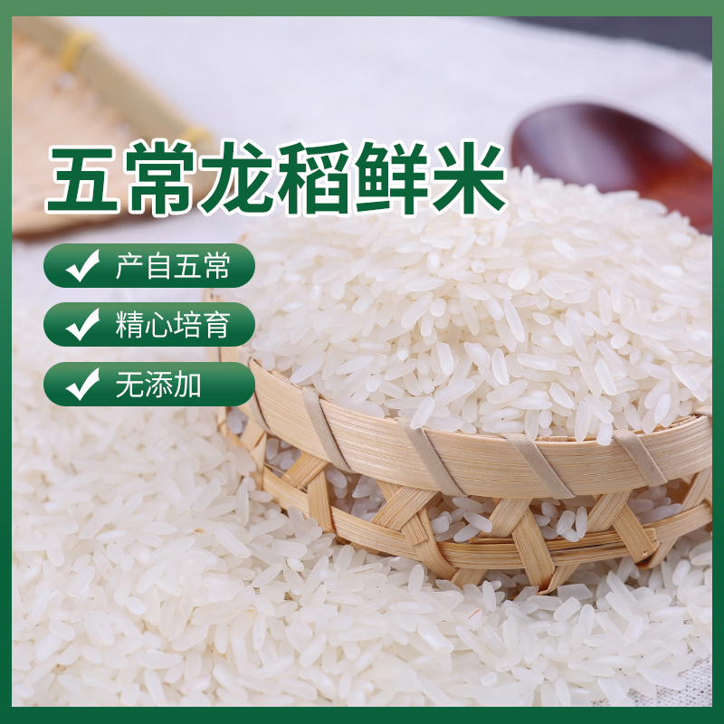 2023新米东北黑龙江五常龙稻鲜米长粒10斤5kg农户种植五常发货