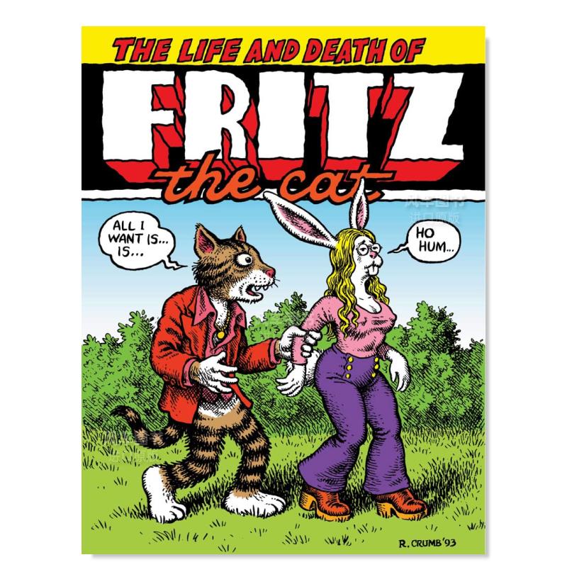 【现货】弗里茨猫的生与死英文漫画进口原版图书The Life and Death of Fritz the CatR. Crumb Fantagraphics