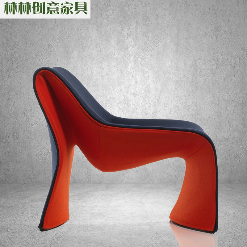北欧设计师家具创意个性卡西纳高跟鞋懒人沙发躺椅玻璃钢造型椅子