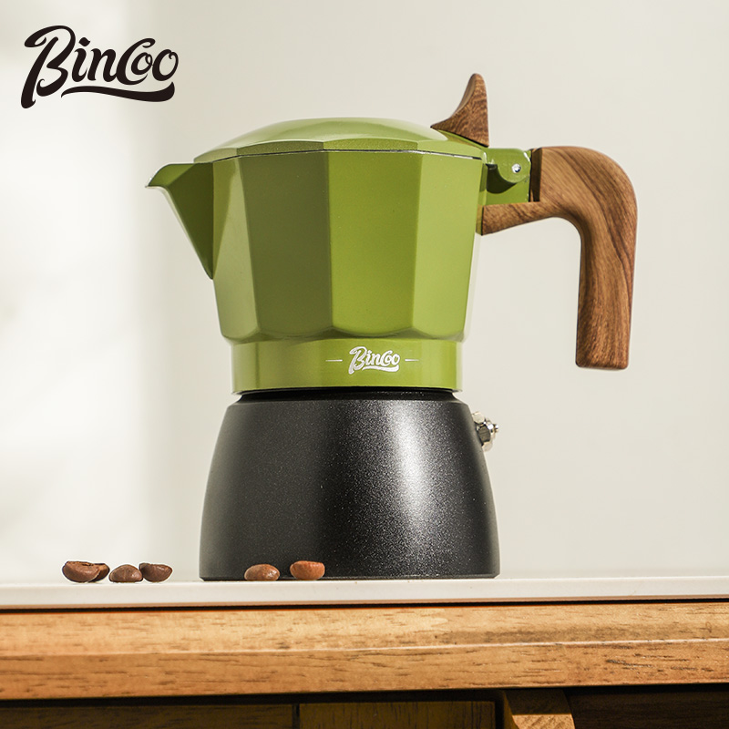 Bincoo双阀摩卡壶家用浓缩小型意式咖啡机手冲咖啡壶套装咖啡器具
