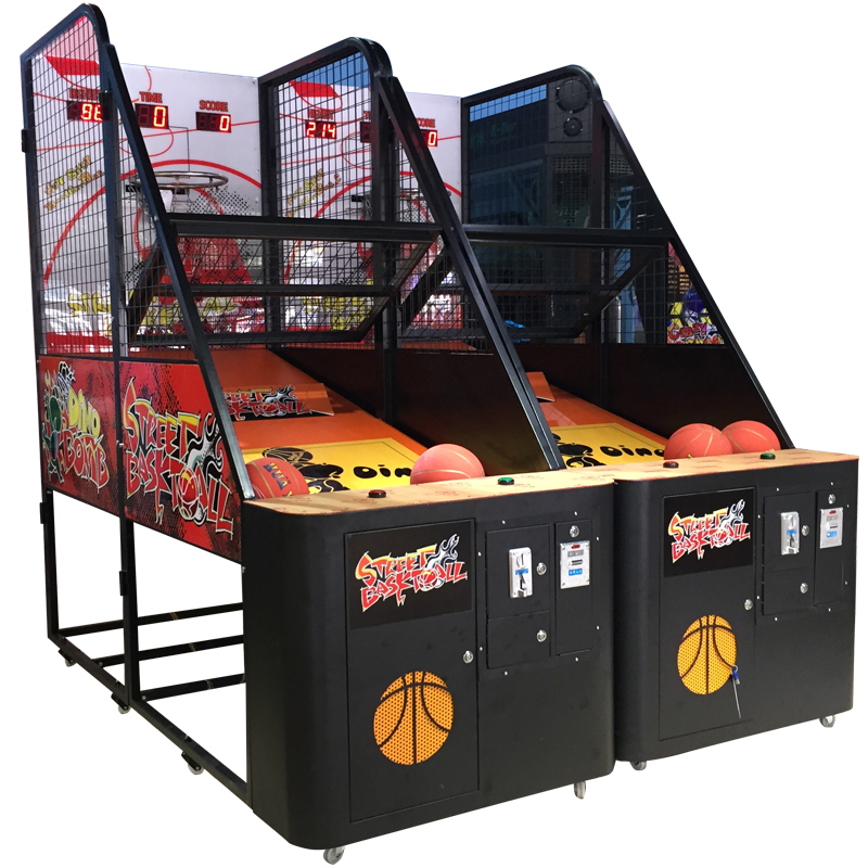 新款i大型商场室内街头多功能自动游戏厅投篮机篮球机电玩城商用