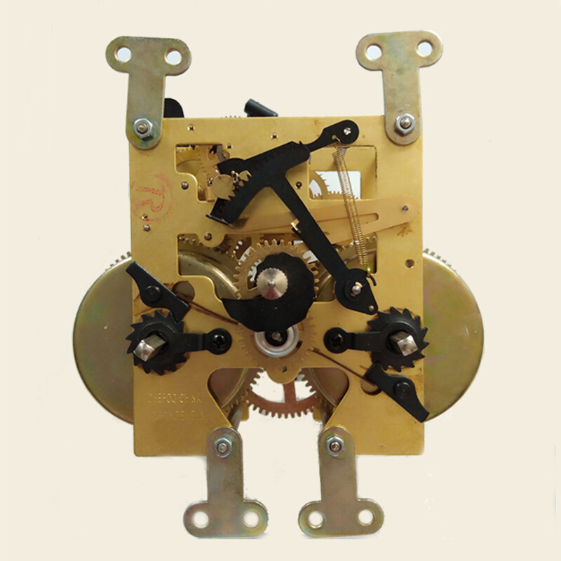 老式机械钟表机芯挂钟配件复古机械钟维修发条式钟表机芯走时总成