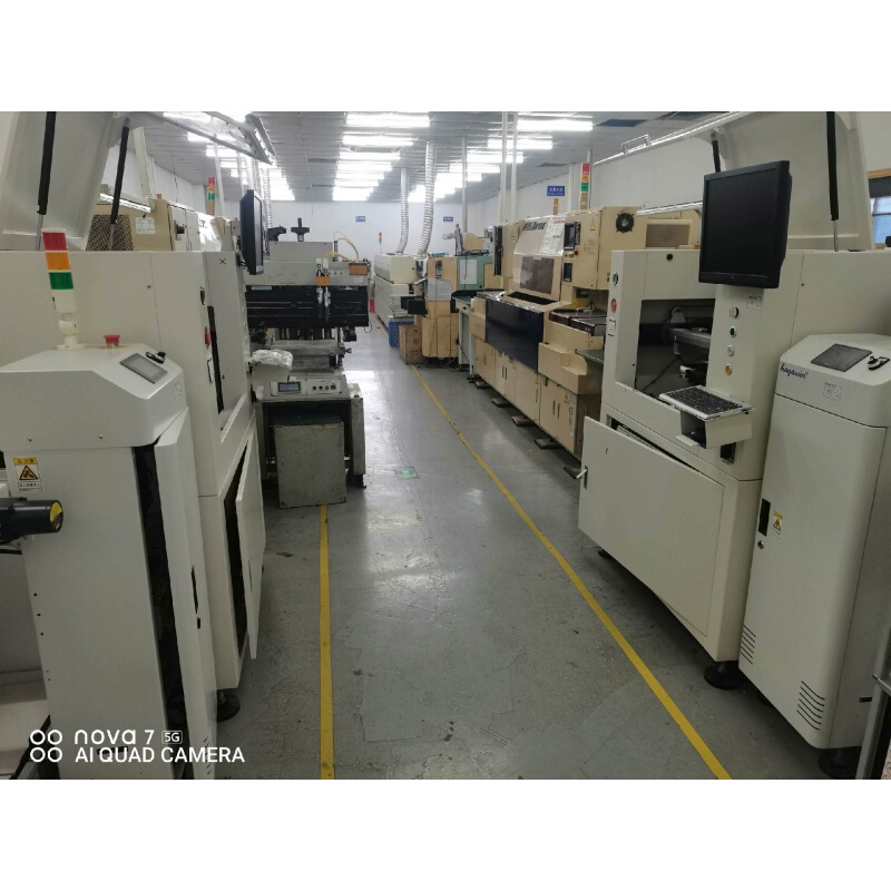 拍前询价：岀售工厂三条漂亮的贴片机生产线①全自动印刷机  GSE