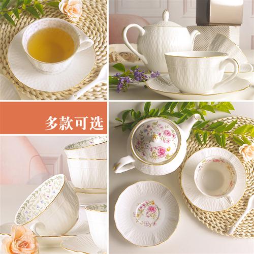 英式花草茶具套装陶瓷简约时尚花茶下午茶欧式咖啡杯碟壶家用杯具