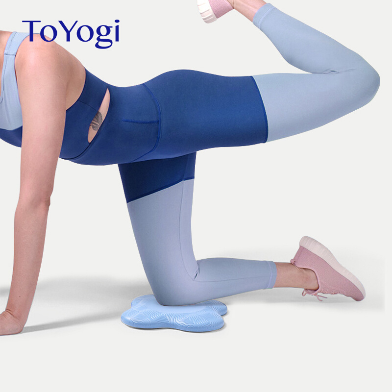ToYogi瑜伽护膝运动女盖跪地圆形护肘防滑平板支撑垫跪垫健身辅具