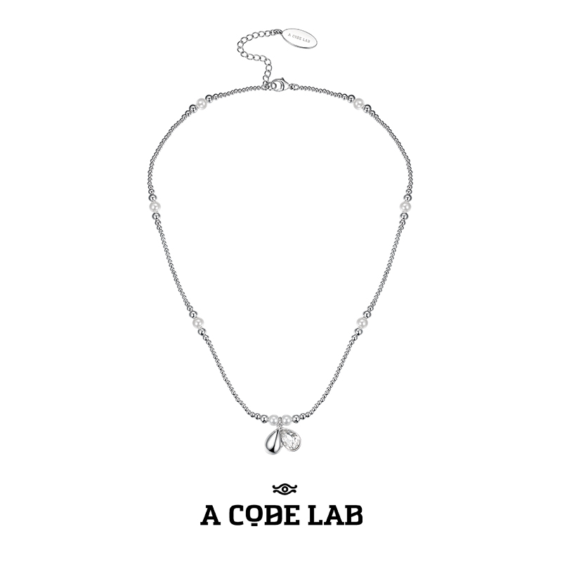 ACODELAB官方店 镜花水月流珠项链 新品原创设计男女吊坠锁骨链