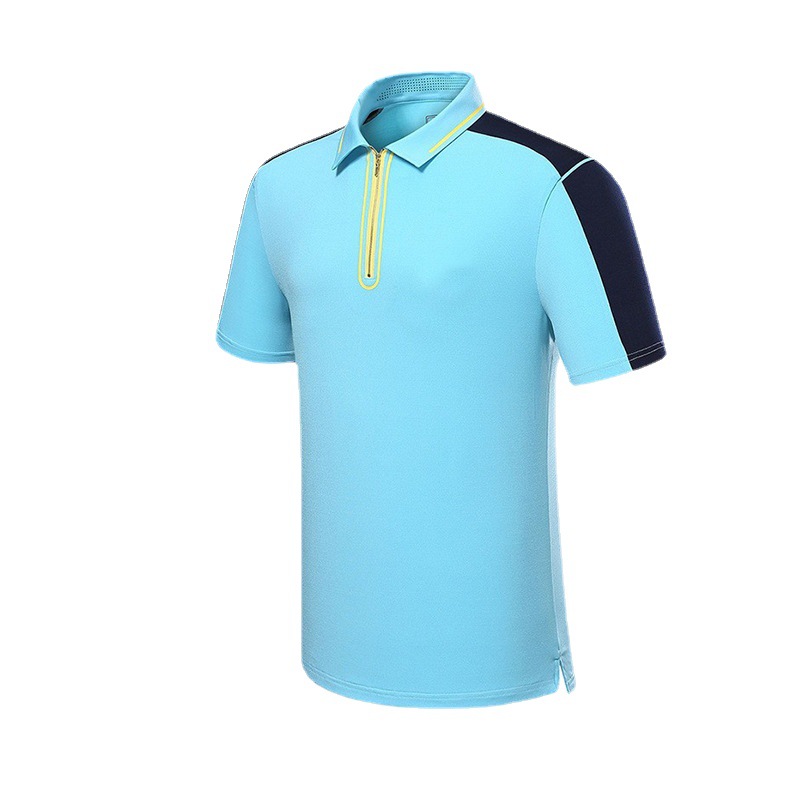 HX原创设计高尔夫服夏季男士短袖t恤时尚透气回弹球服正品定制款