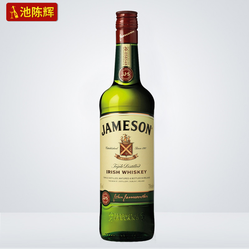 池陈辉进口洋酒 Jameson 尊美醇爱尔兰威士忌酒700ml占美臣占美神