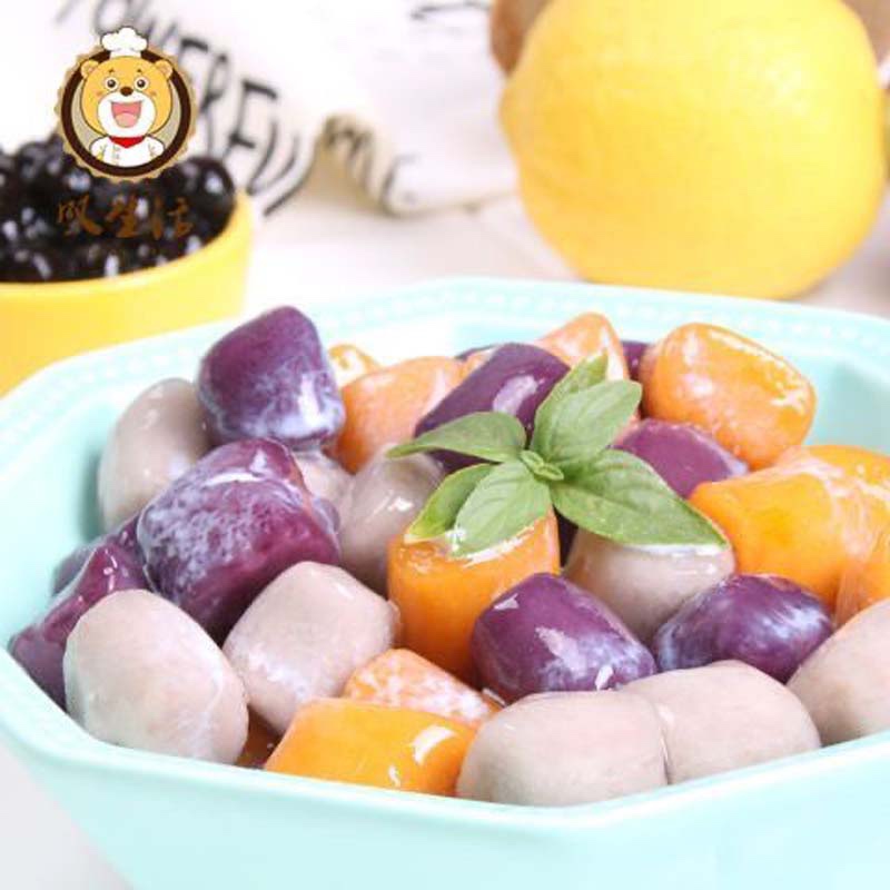 大芋圆叹生活500g水果捞可批鲜芋仙芋头紫薯地瓜甜品原料台弯芋圆