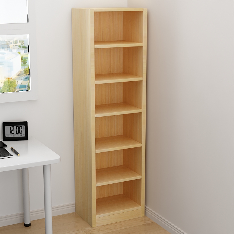 书架落地书柜靠墙分层架子简易置物架卧室收纳架展示架小型书柜子