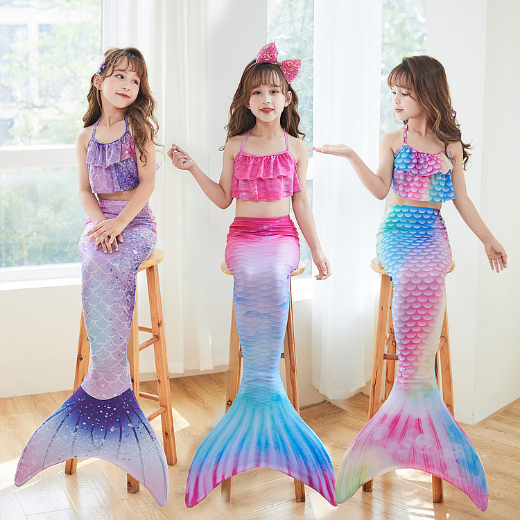 世界上好玩的小玩具大全网红2024年美人鱼游泳衣服装鱼尾可爱公主